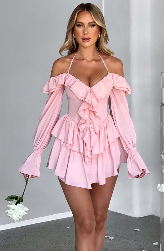 Savanna Playsuit - Pembe